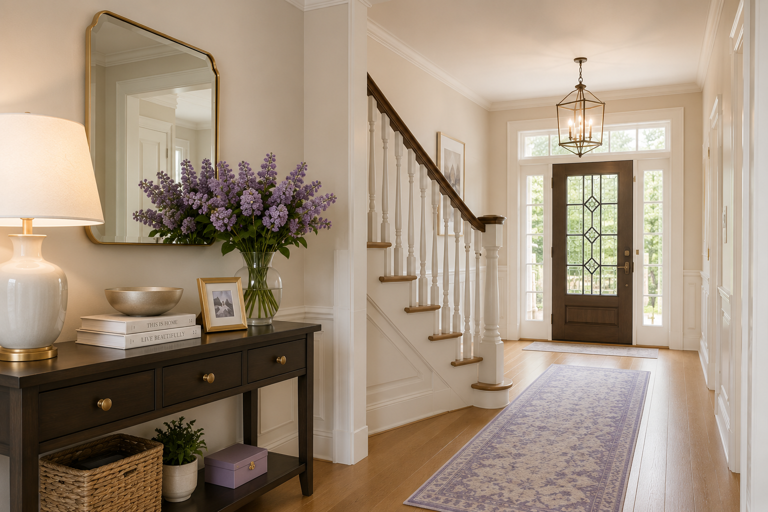 Luxury home foyer